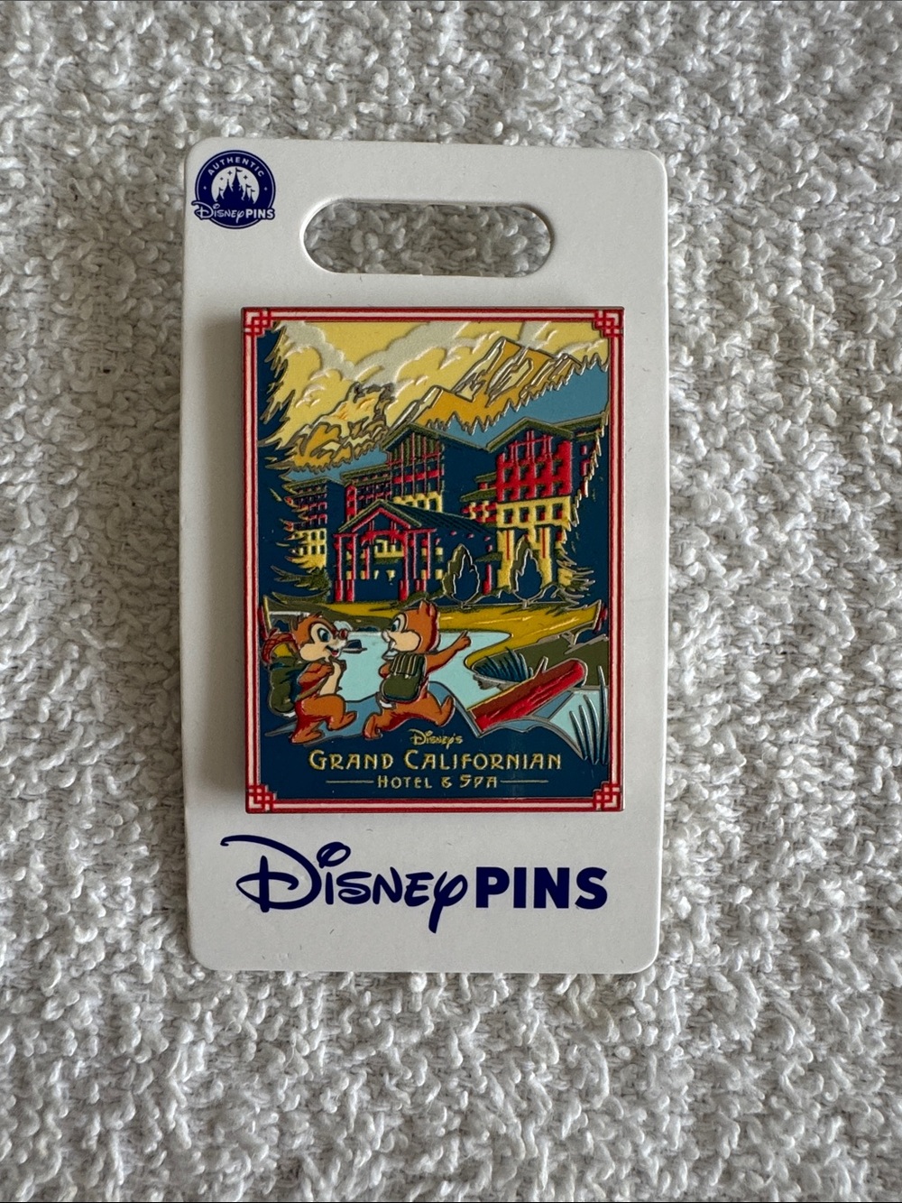 Disney Grand Californian Hotel & Spa Enamel Pin - Multicolor